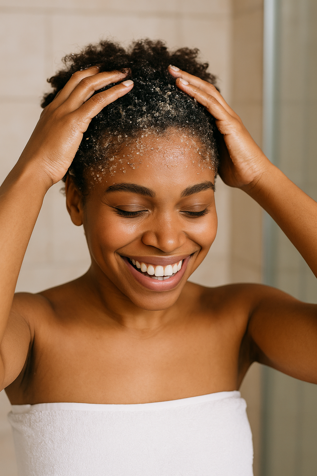 Fréquence gommage cuir chevelu ?