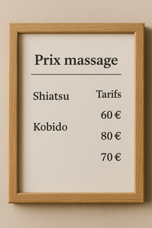 Prix massage japon : shiatsu, kobido et tarifs
