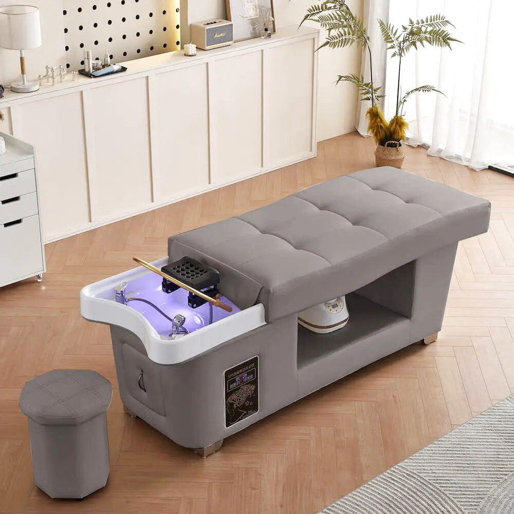 lit Head Spa japonais gris Minoa 4