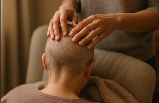 Comment masser le cuir chevelu après une chimio ?