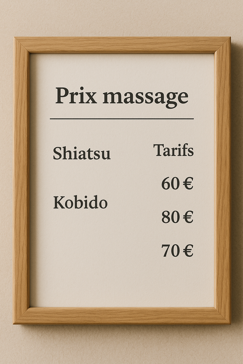 Prix massage japon : shiatsu, kobido et tarifs